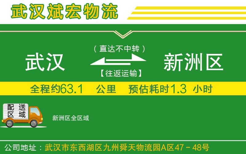 武漢到新洲區(qū)物流公司