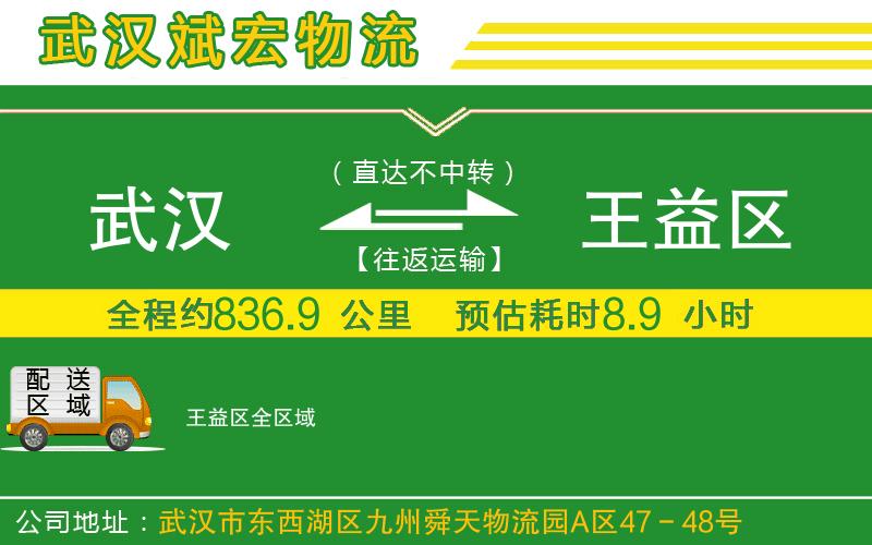 武漢到王益區(qū)物流公司