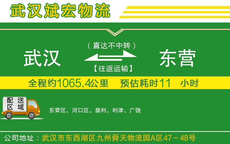 武漢到東營貨運(yùn)公司
