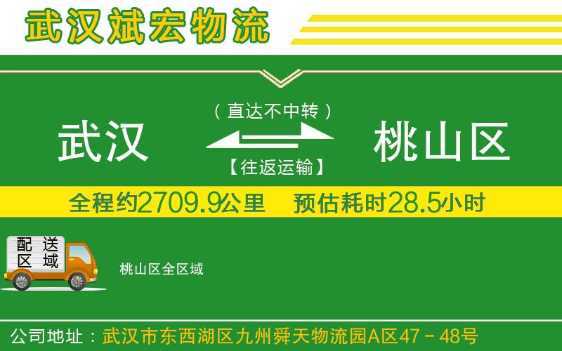 武漢到桃山區(qū)物流公司