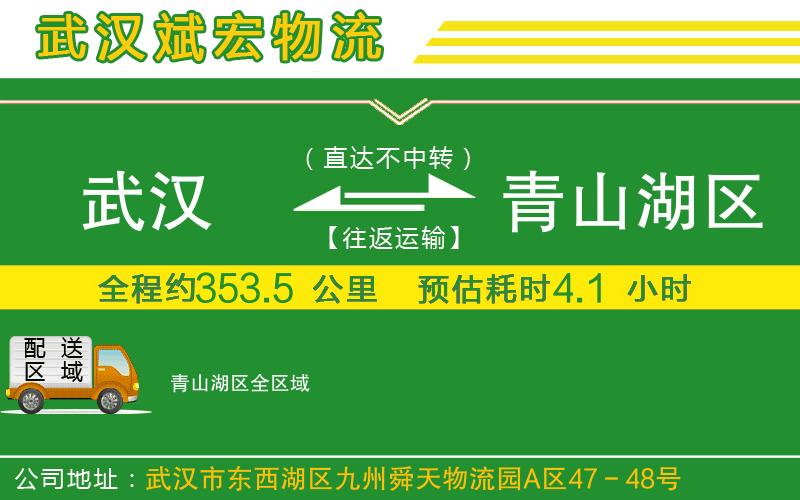 武漢到青山湖區(qū)物流公司