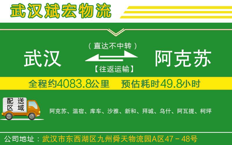 武漢到阿克蘇貨運(yùn)專線