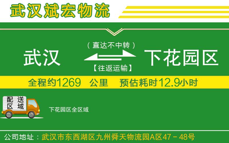 武漢到下花園區(qū)貨運公司