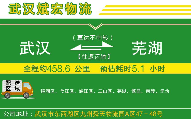 武漢到蕪湖物流專(zhuān)線