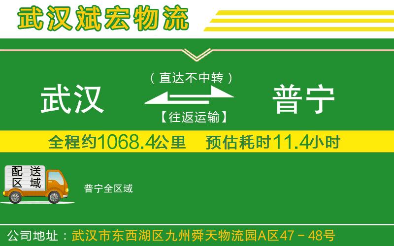 武漢到普寧貨運(yùn)公司
