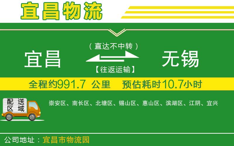 宜昌到無錫物流公司