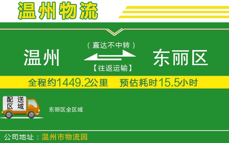溫州到東麗區(qū)物流公司