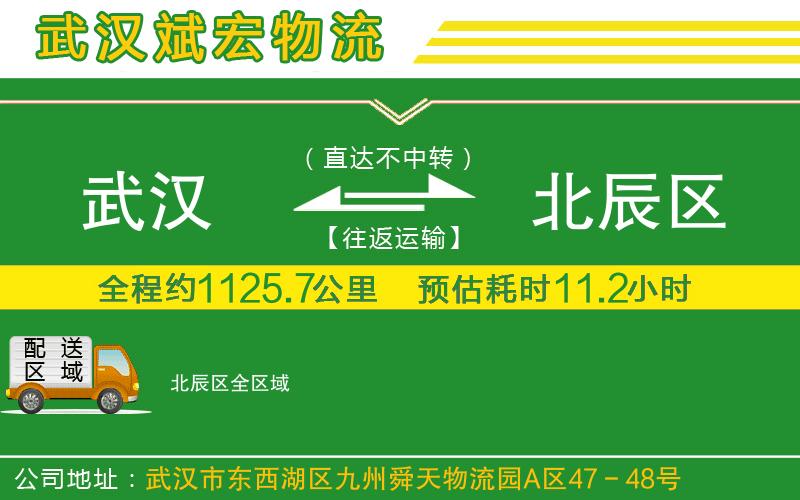 武漢到北辰區(qū)貨運公司