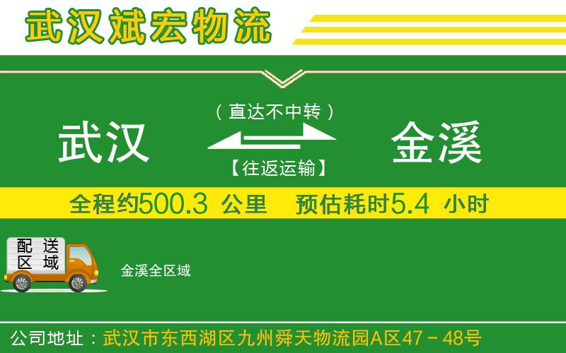 武漢到金溪貨運(yùn)公司