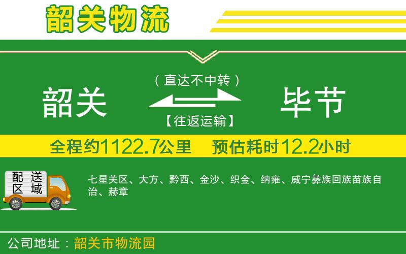 韶關(guān)到畢節(jié)物流公司