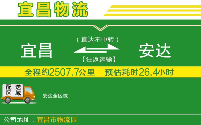 宜昌到安達(dá)物流公司