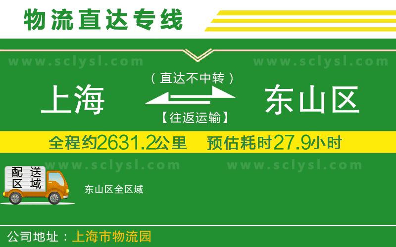 上海到東山區(qū)物流專線