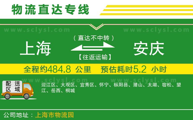 上海到安慶物流專線