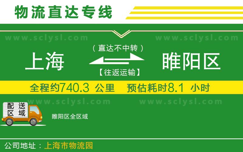 上海到睢陽區(qū)物流專線