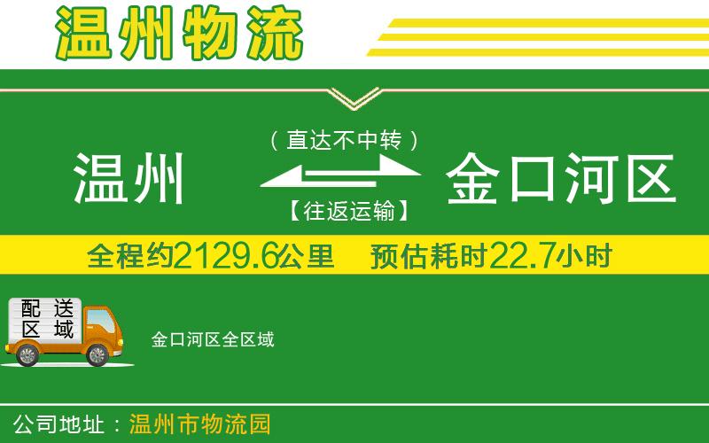 溫州到金口河區(qū)貨運(yùn)公司