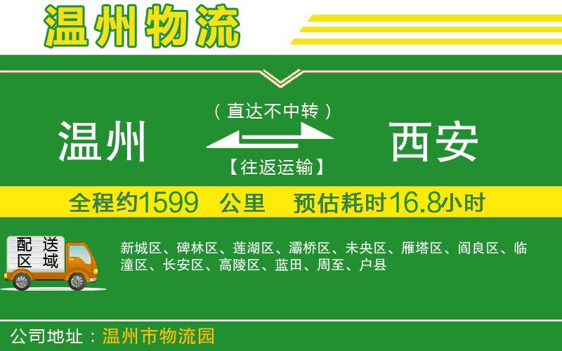 溫州到西安貨運(yùn)公司