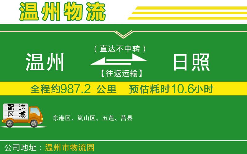 溫州到日照物流專線