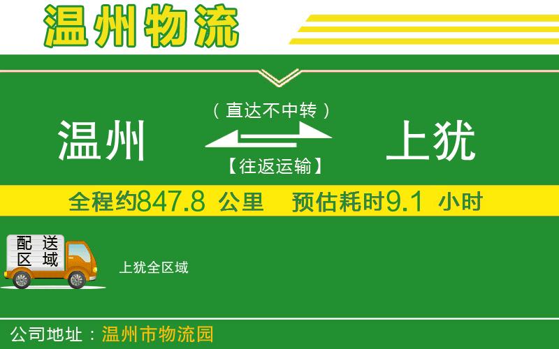 溫州到上猶貨運專線