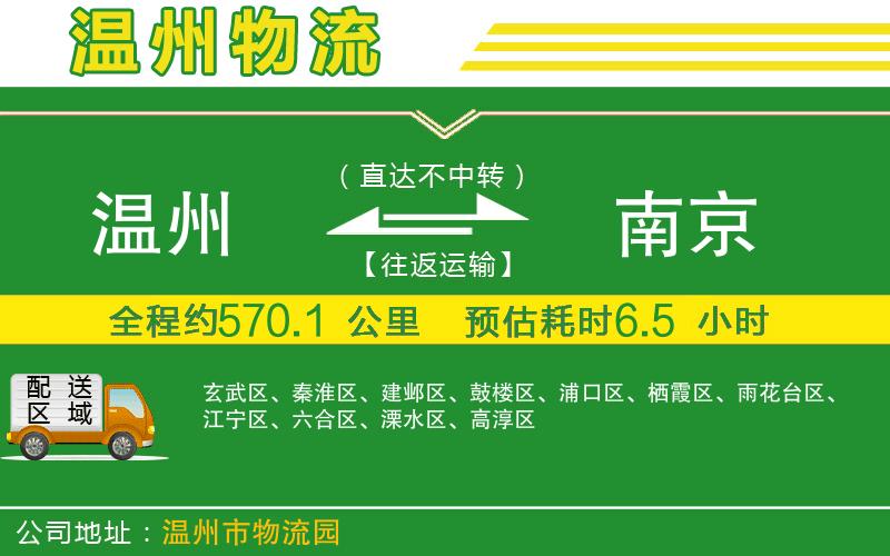 溫州到南京貨運(yùn)專線
