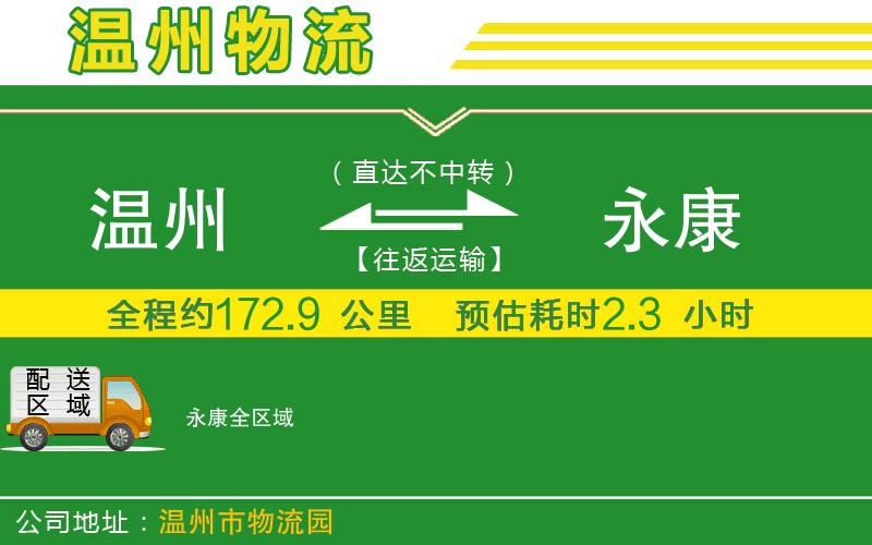 溫州到永康貨運專線