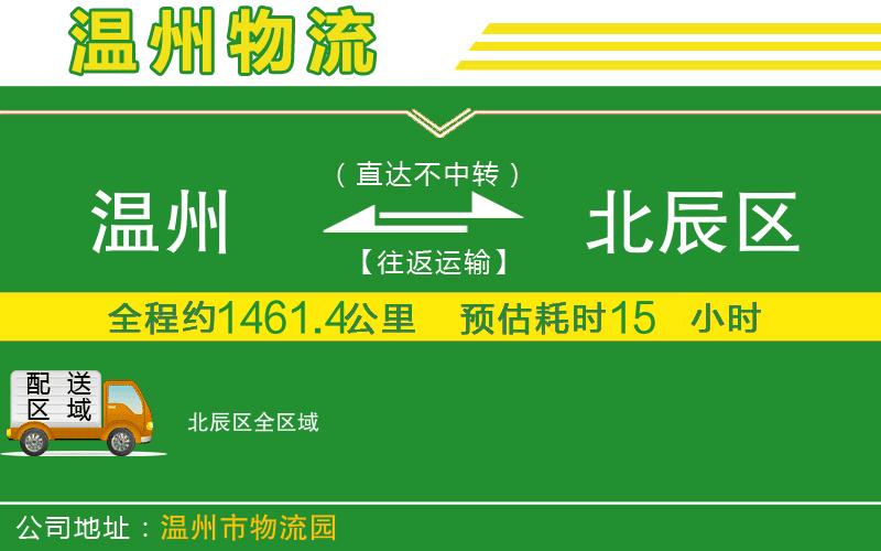 溫州到北辰區(qū)貨運(yùn)專線